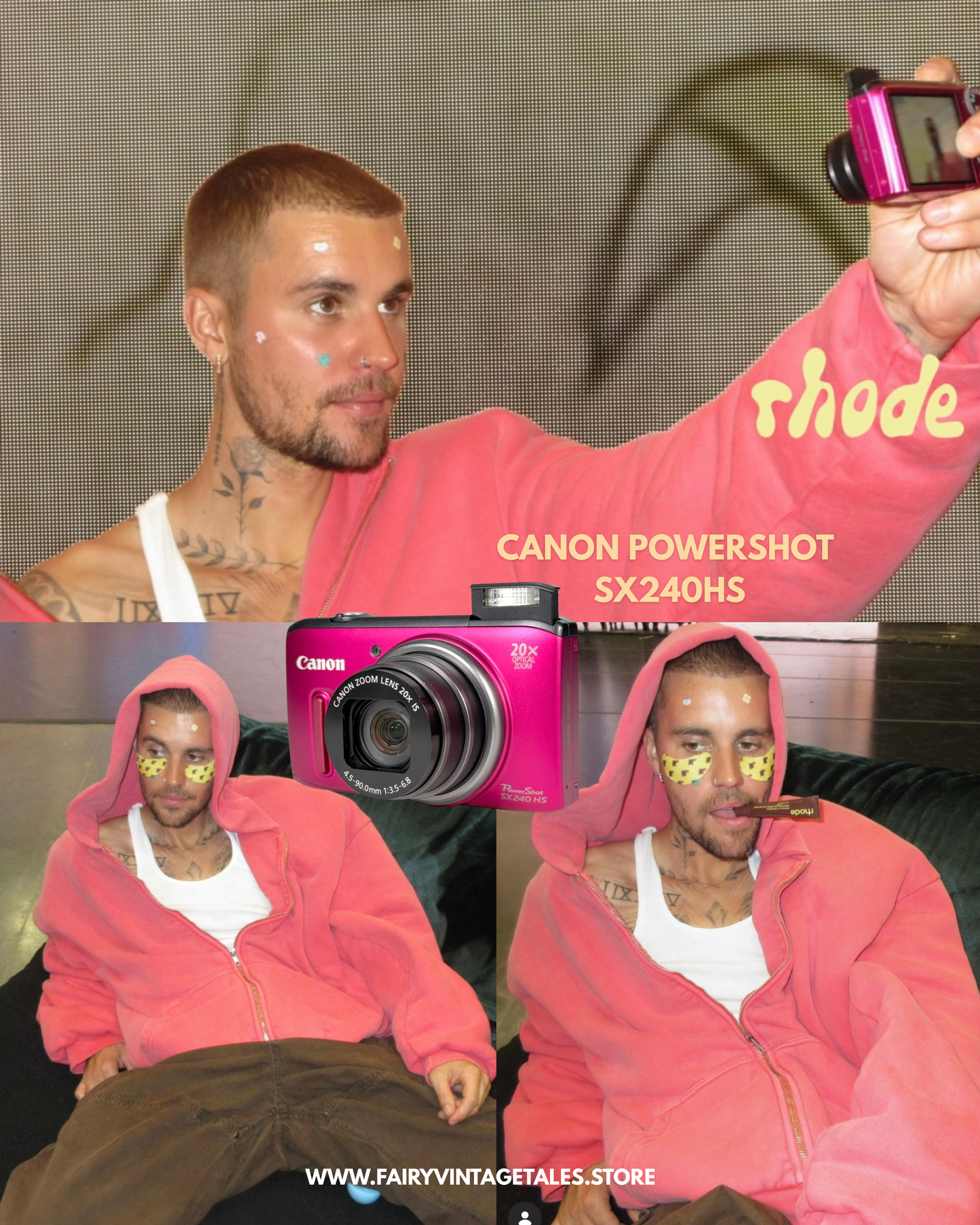 Canon Powershot SX240HS Justin Bieber’s